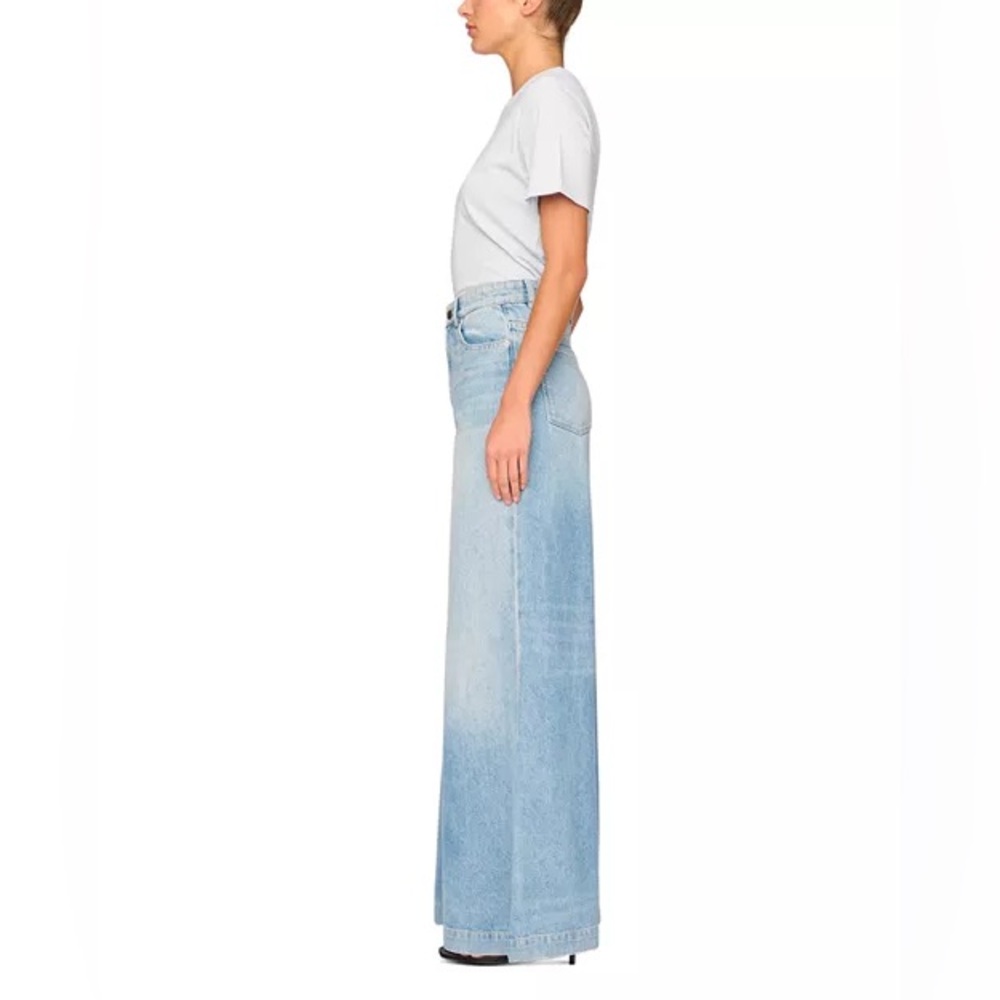 DL1961 Lucila Wide Leg Ultra High Rise in Clear Skies - Picture 3 of 10